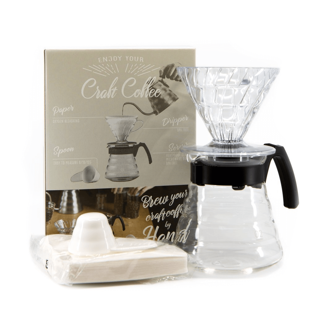 Hario V60-02 Pour Over Kit – Complete Brewing Set for Specialty Coffee