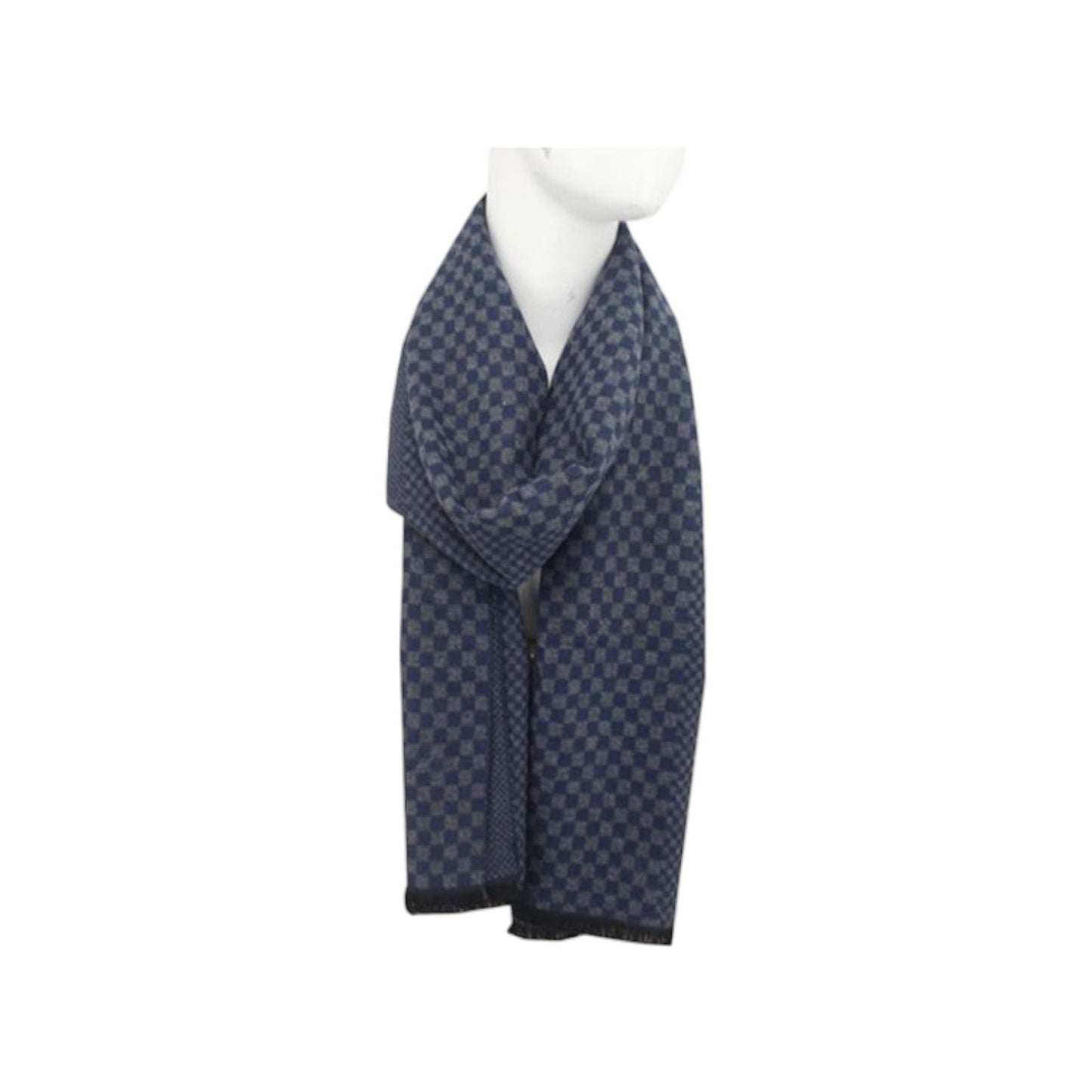 Winter Herren Schal mit Schach Muster » Soft Cashmera Herrenschal | Winterschal 180x30 cm