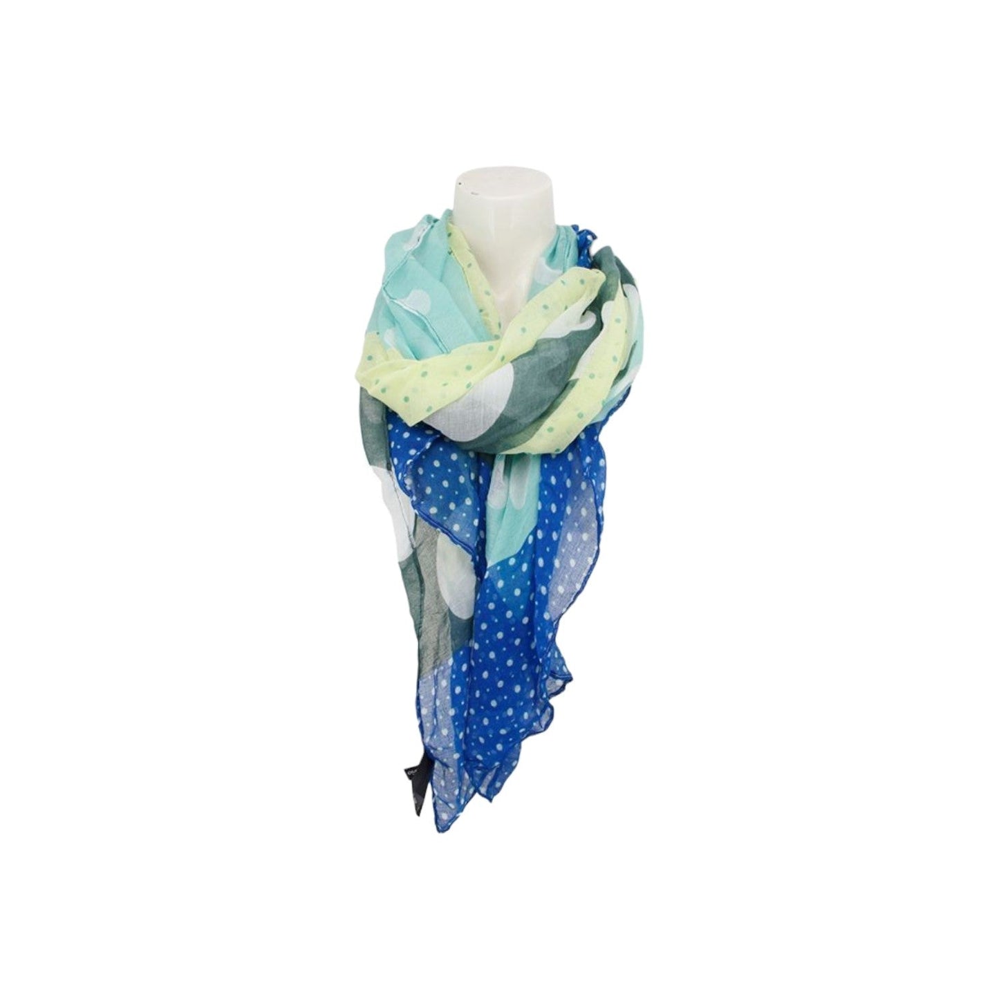 Sommer Damen Schal » Bunt » leichter Sommerschal 180 x 80 cm » buntes Halstuch » Damenschal weich & dünn