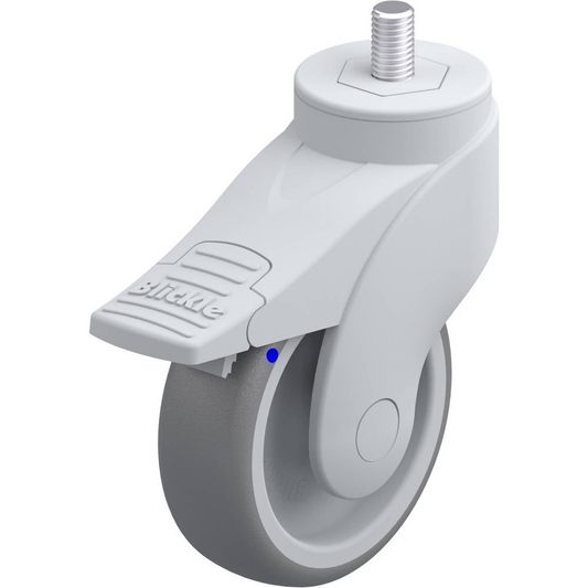 Snúningshjól frá Blickle, B-flokks, flutningshjól, hjól 751636 Lwgx Tpa 101 G Fi Gsx12 með bremsu