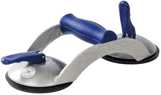 Bohle soglyftari af B-gráðu, burðarhandfang, lofttæmislyftari, krosshandfang, ál, 2 höfuð, 70 kg, ø 120 mm