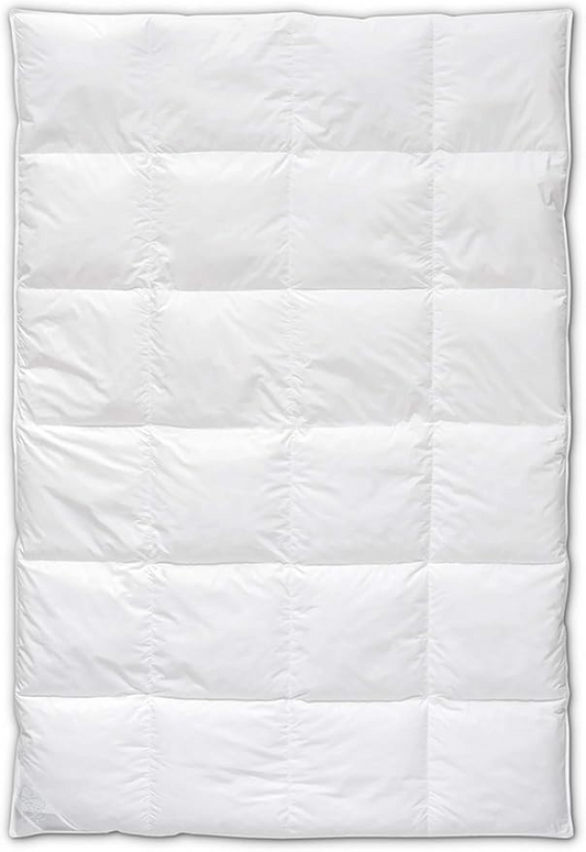 B-flokks Böhmerwald Selection dúnsæng, sæng, dúnsæng fyrir ofnæmisfólk, 155x220 cm