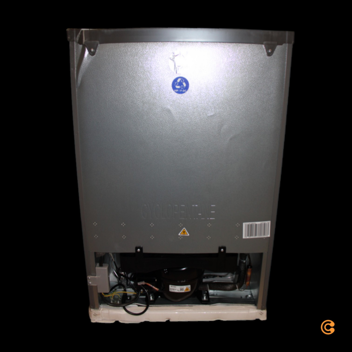 B-stock Bomann Vs 2195 Ix Look refrigerator Energy efficiency class: D (AG) 134 L freestanding unit Defective product