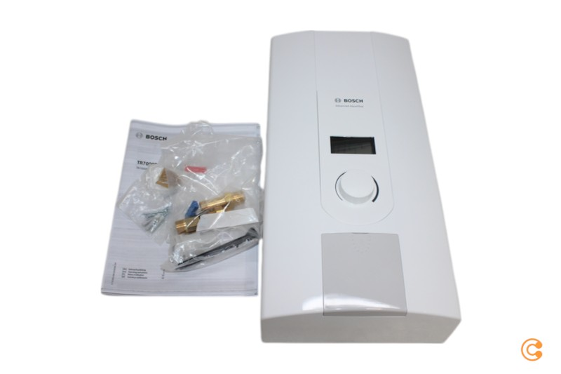 Bosch 7736505730 flæðihitari Tronic Advanced Aqua Stop á lager. Sjá texta/mynd.