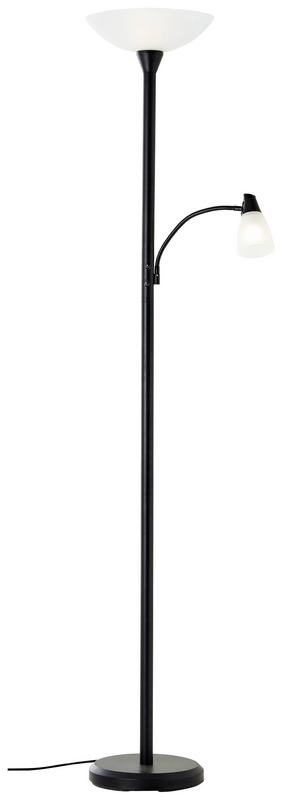 B-flokks Brilliant Lucy LED loftljós með leslampa, gólflampi. Sjá texta/mynd.