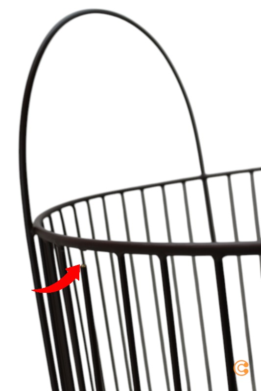 Broste Copenhagen Arild B-gráðu þvottakarfa, þvottapoki, þvottakörfu, karfa. Sjá texta/mynd.