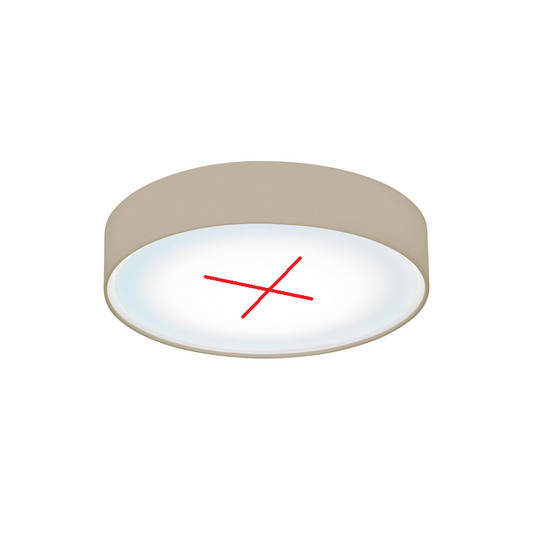 Brumberg loftljós, B-flokks, lampi, E27, sitsgrátt. Sjá texta/mynd