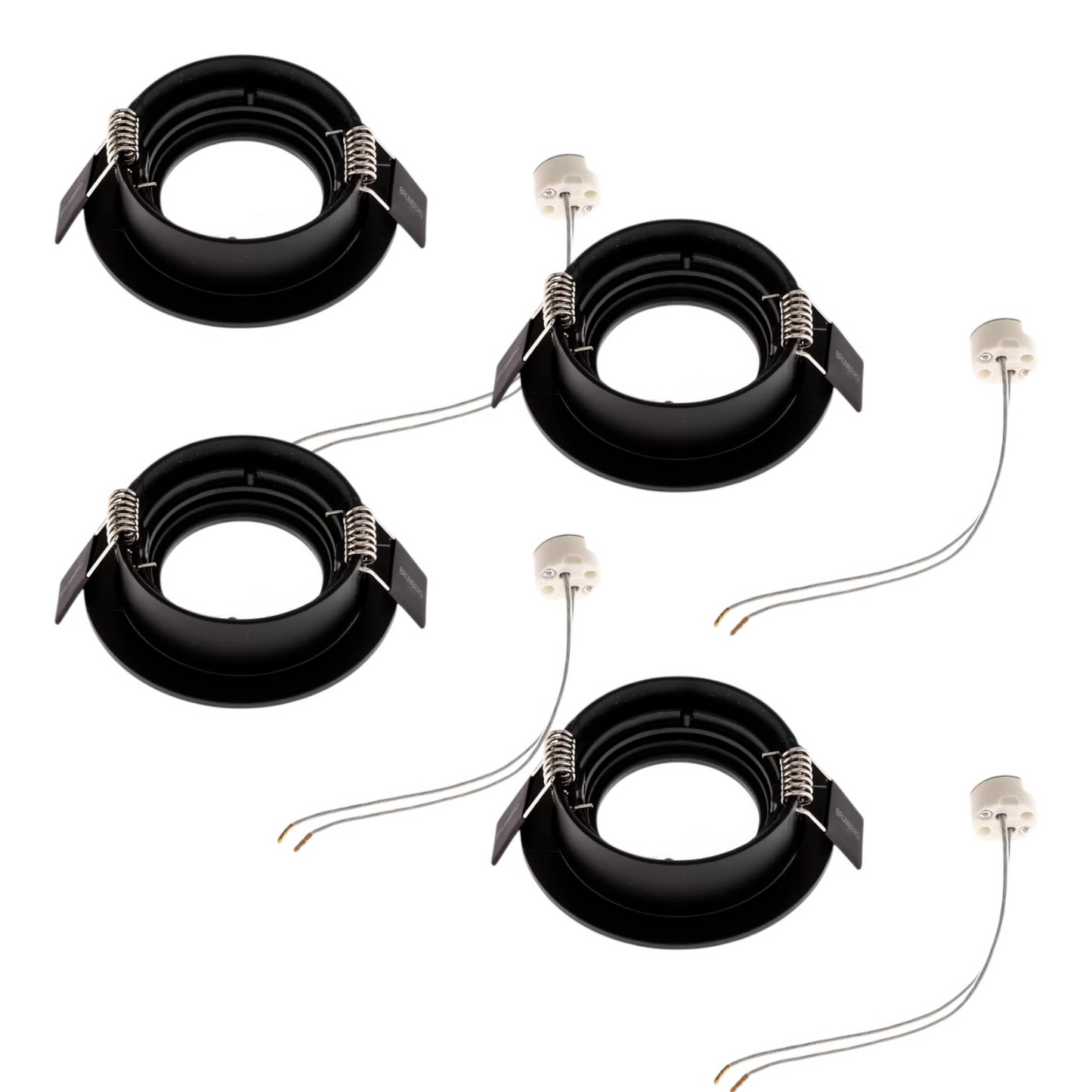 B-flokks Brumberg Tirrel R innfelldir loftkastarar, loftlampar, loftljós, 4 stykki