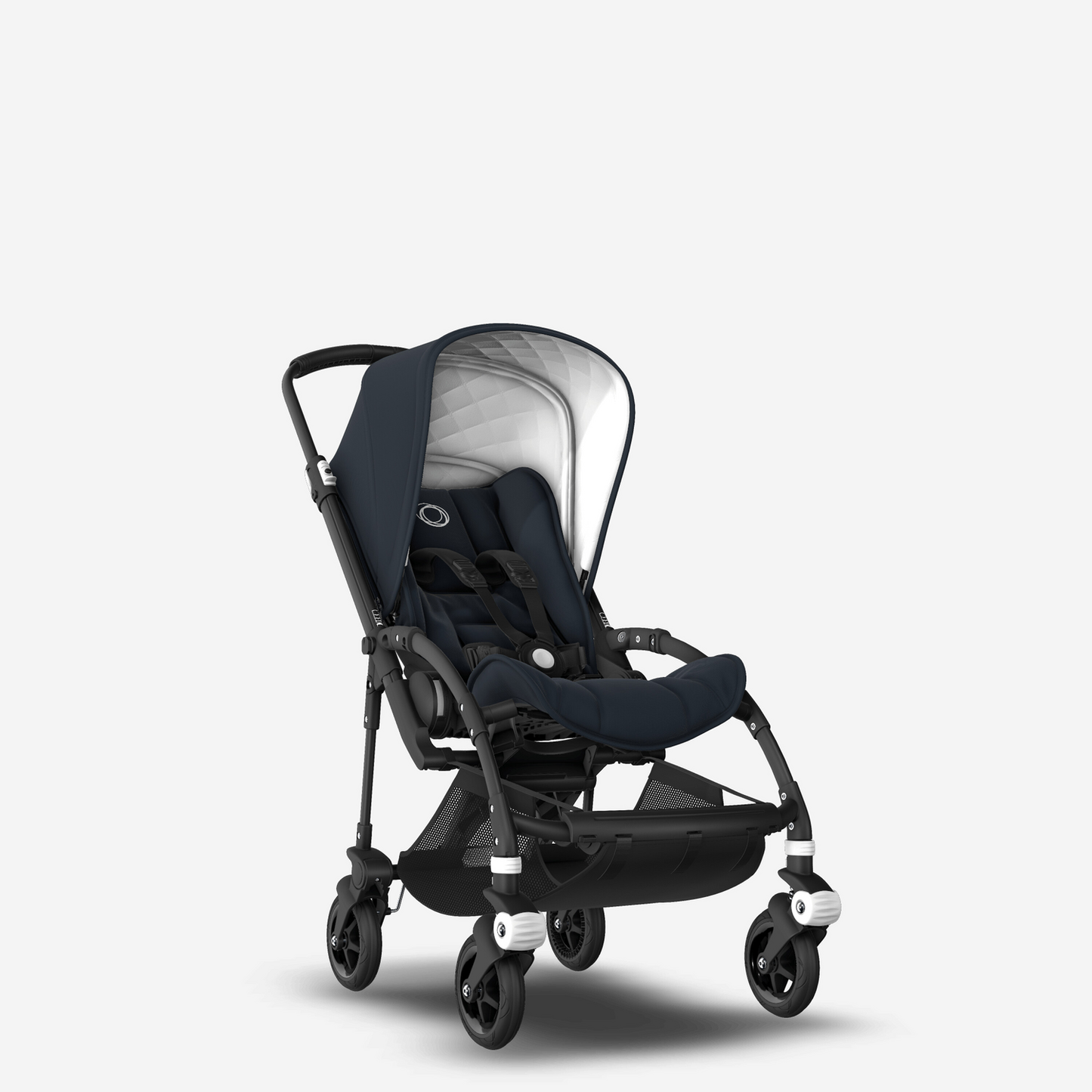 Bugaboo Bee5 Complete EMEA barnavagn í B-flokki, ál/grár melange, 20 cm.
