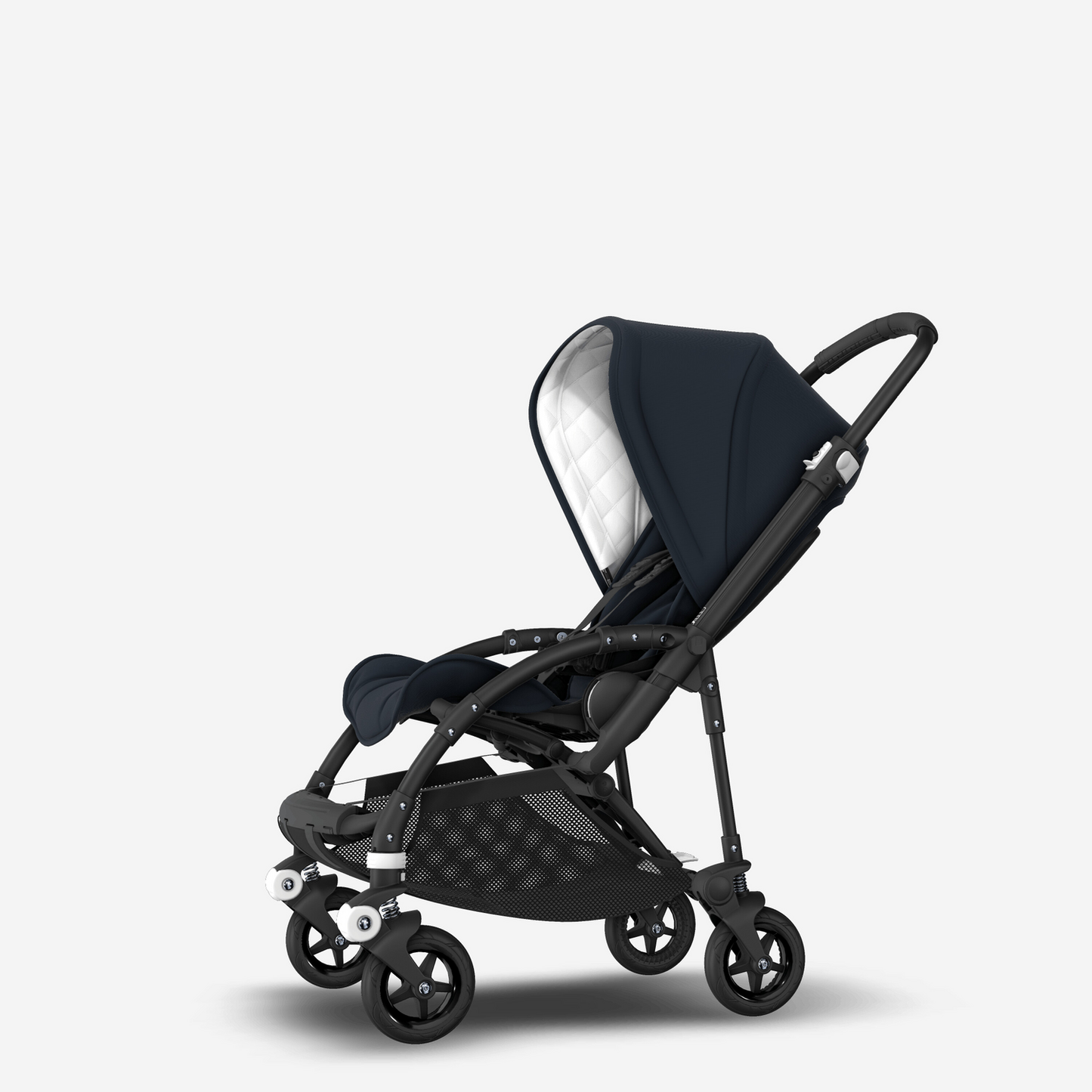 Bugaboo Bee5 Complete EMEA barnavagn í B-flokki, ál/grár melange, 20 cm.