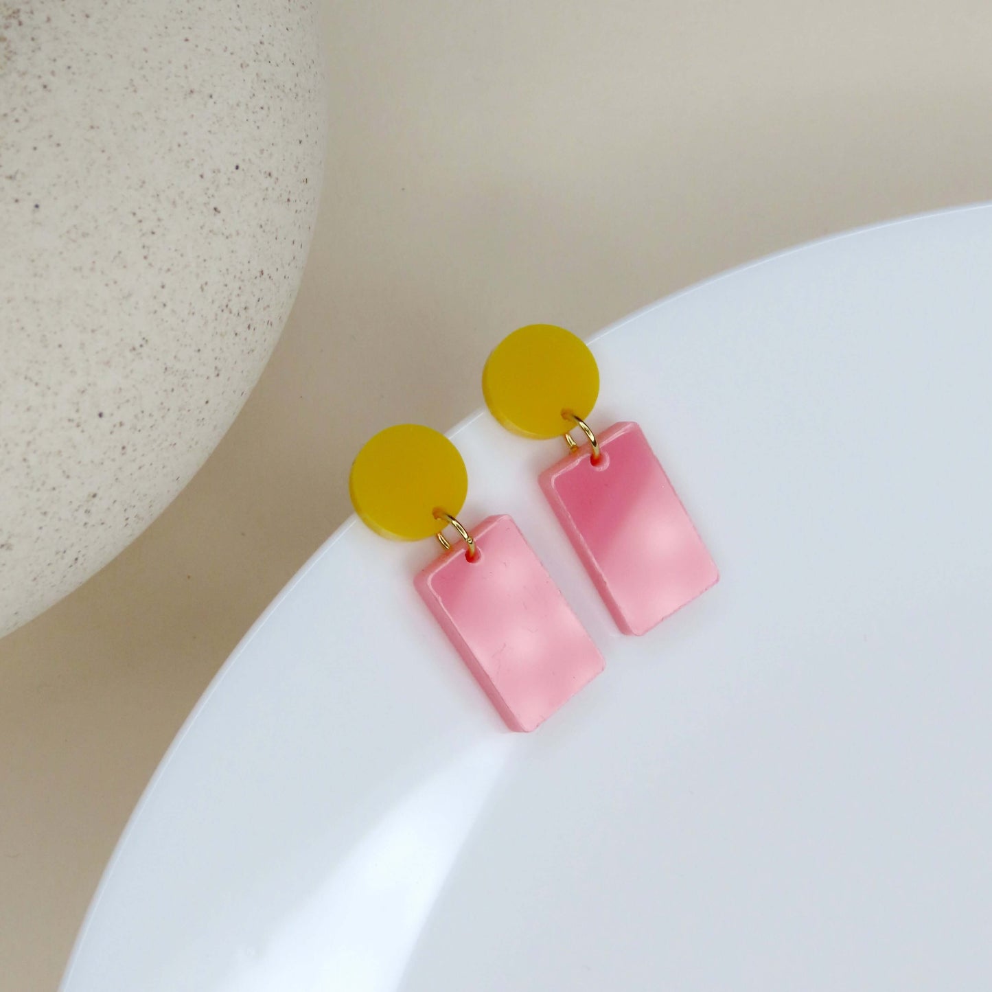 Grapefruit Statement Ohrringe