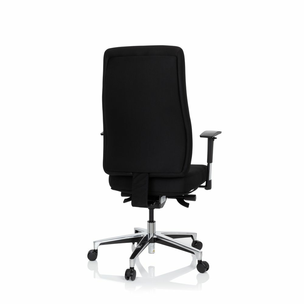 Skrifstofustóll frá Hjh Office Profi í B-flokki, stjórnunarstóll, Forcom-áklæði, svartur. Sjá texta/mynd.