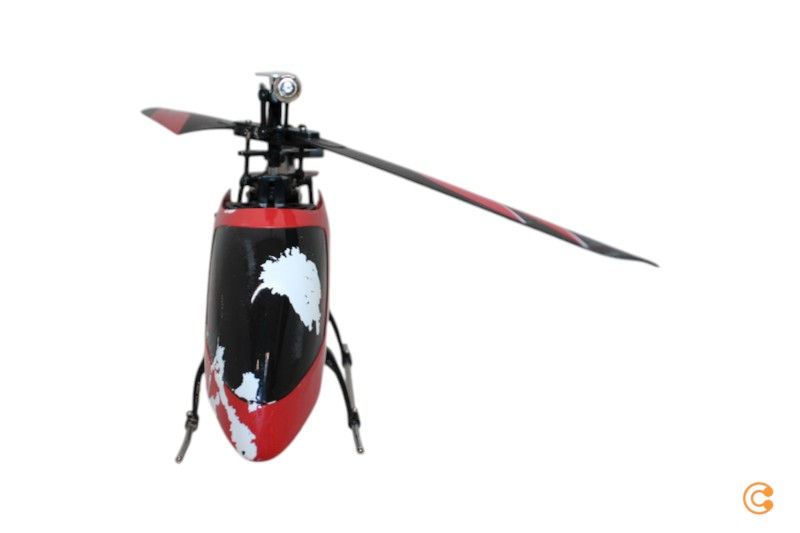 B-flokks Amewi Buzzard V2 rauð RC byrjendaþyrla RT F líkan þyrlulíkön smíði