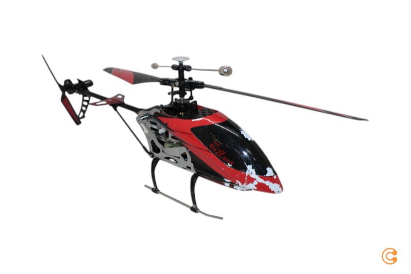 B-flokks Amewi Buzzard V2 rauð RC byrjendaþyrla RT F líkan þyrlulíkön smíði