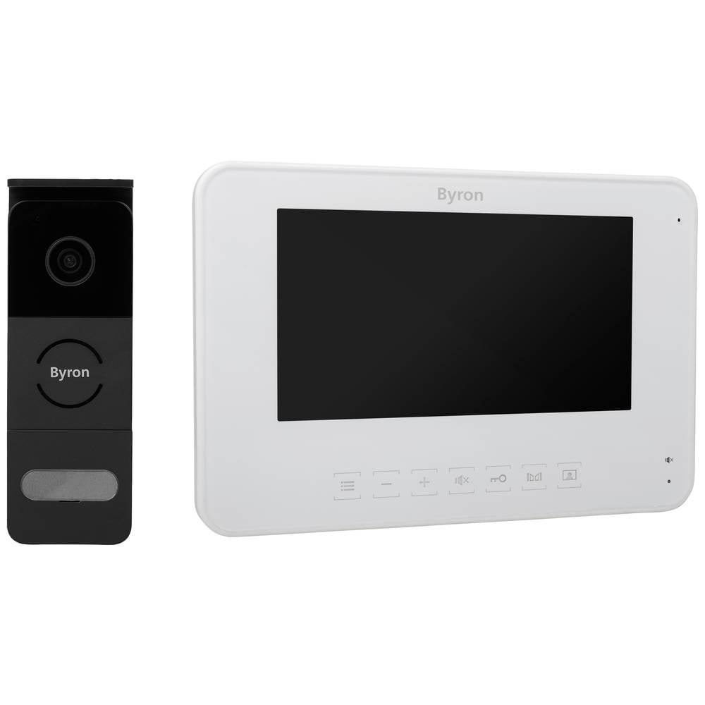 Byron Dic 24312 snúrubundið mynddyrakerfi, heilt sett, Sjá texta