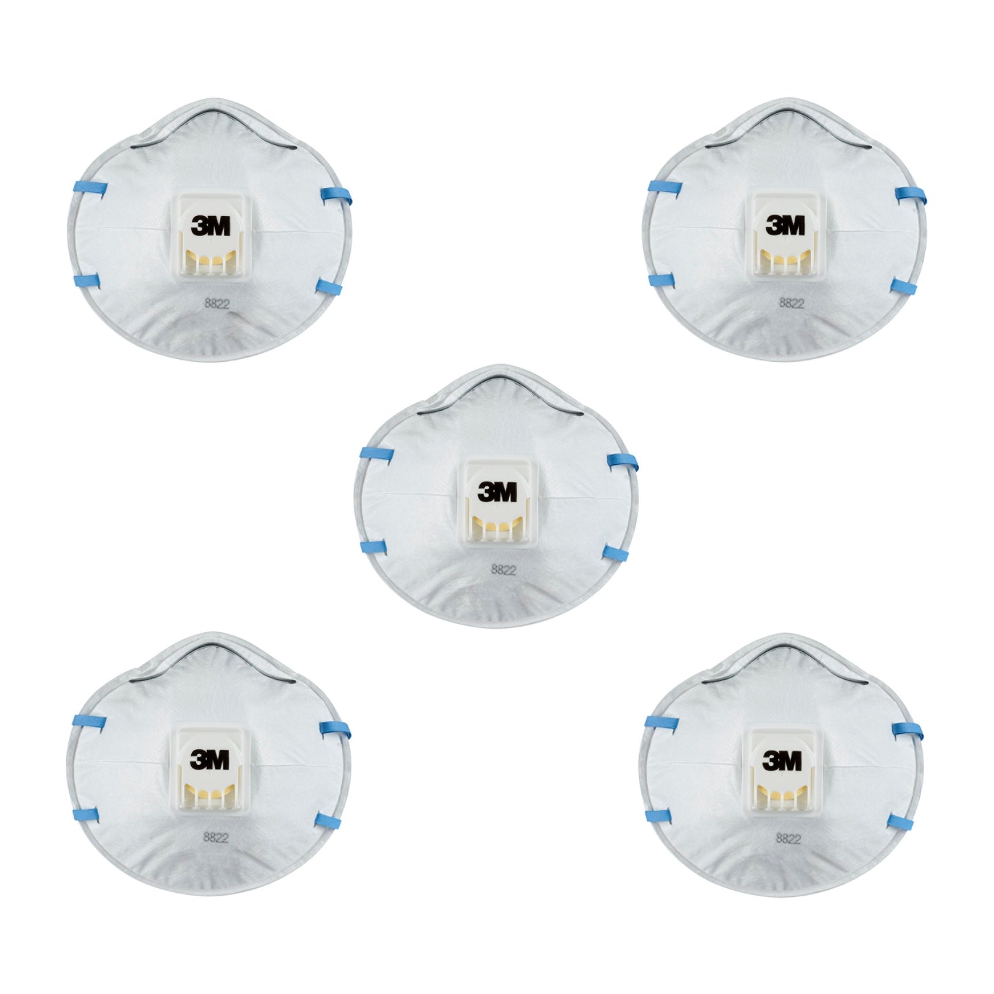 3M™ Cool Flow™ Partikelmaske 8822, FFP2, mit Ventil