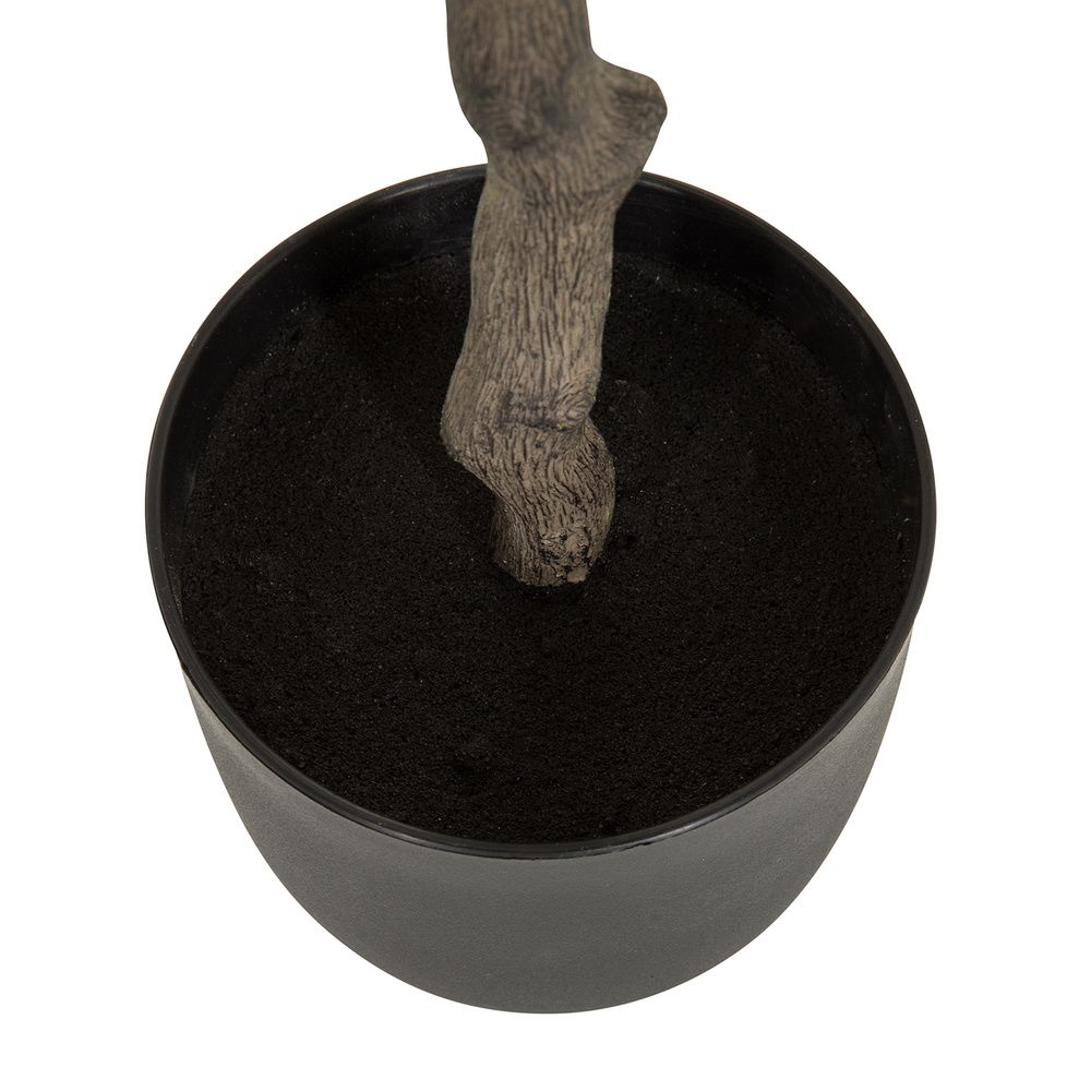 B-flokks Hjh Office gerviplanta, gervitré, ólífugræn, plaststofuplanta, tré, græn, 120 cm 