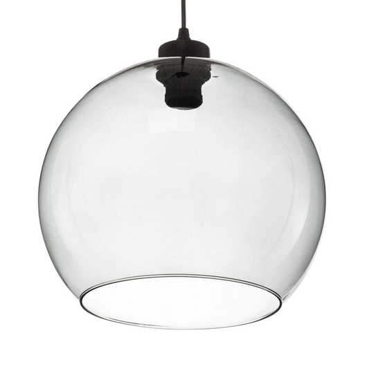 B-Ware Euluna Hängeleuchte Cubus Pendelleuchte Lampe Einflammig E27 Glas Graphitgrau942