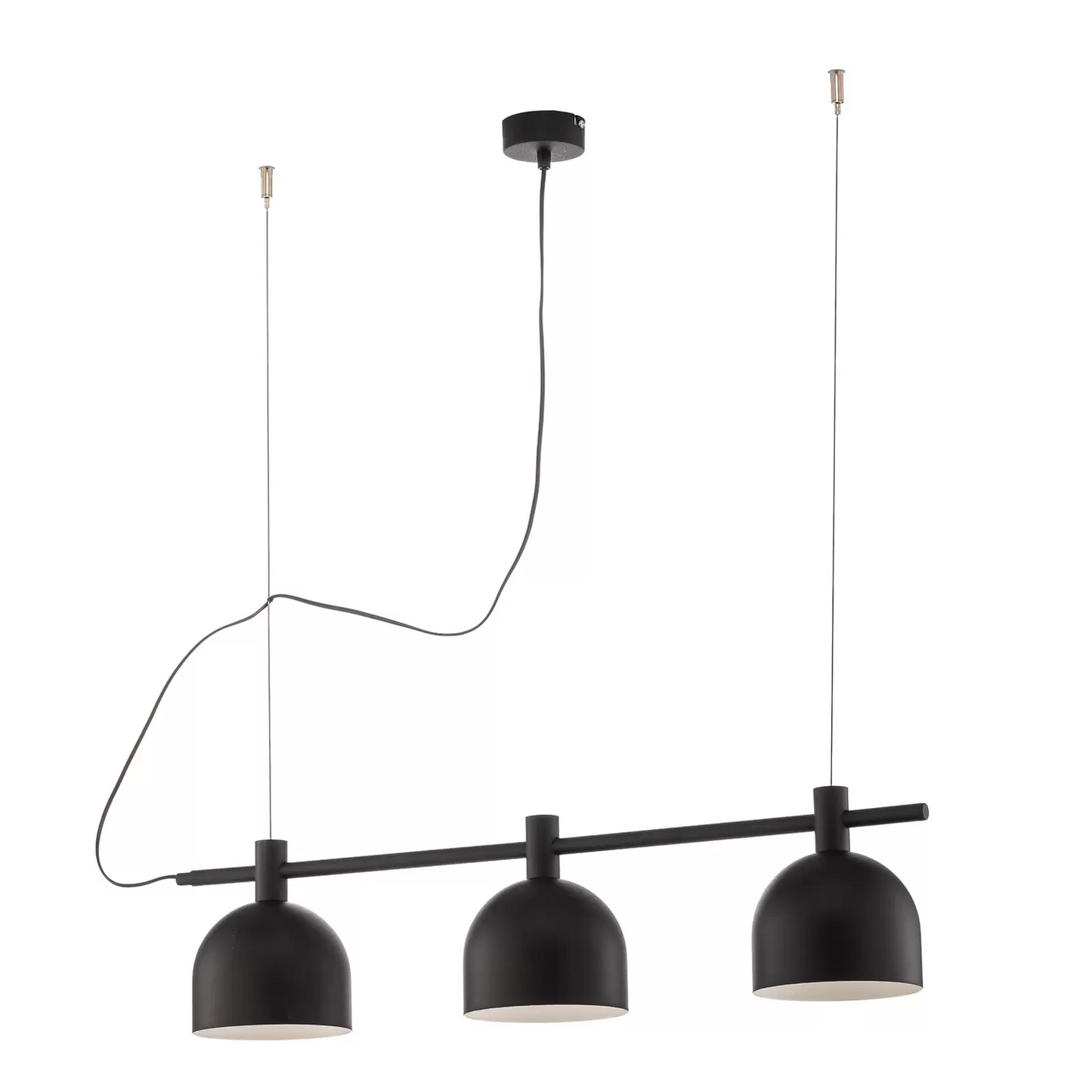 Hengiljós 976 þriggja pera svart hengilampi loftljós loftlampi lampi