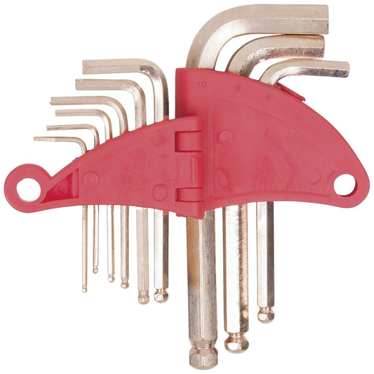 KS Tools 963.1517 sexkants skrúfjárnsett fyrir horn, B-flokks