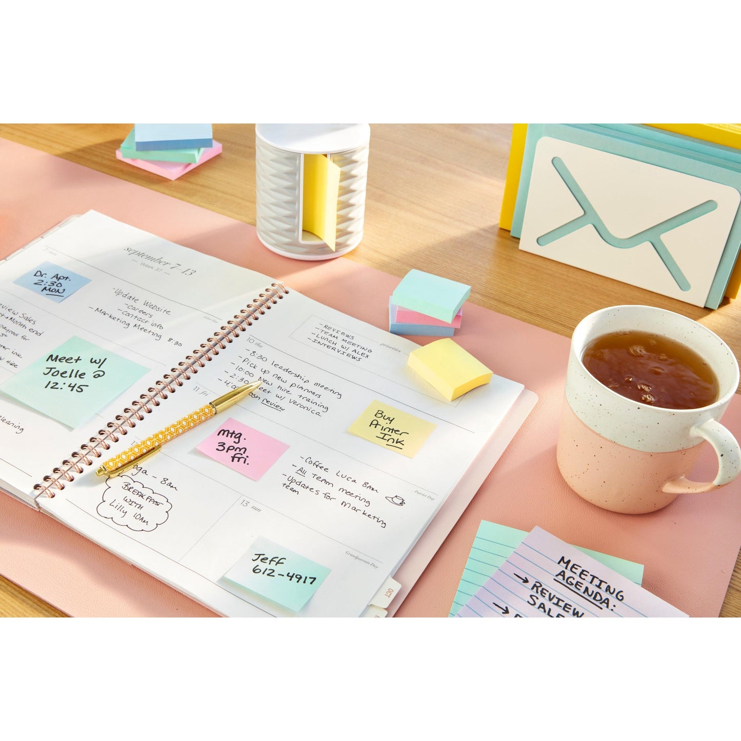 Post-it® Recycling Notes, 76 mm x 127 mm, 100 Blatt/Block, 100% PEFC