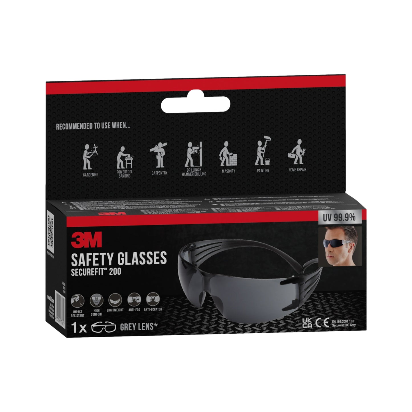 3M™ SecureFit™ Schutzbrille 200