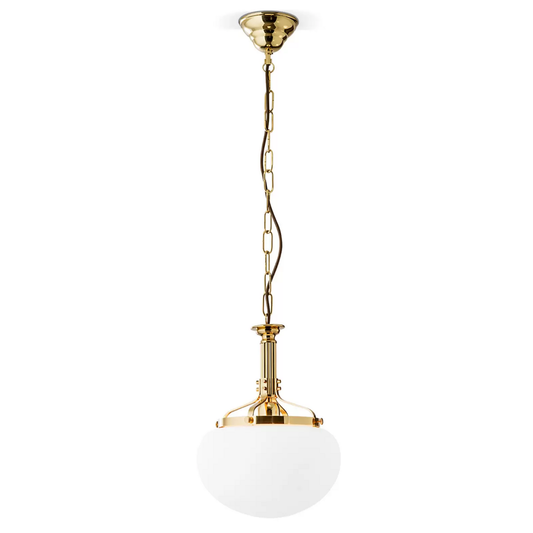 Hengilampi Delia úr messingi, 1 peru, loftljós, spotljós