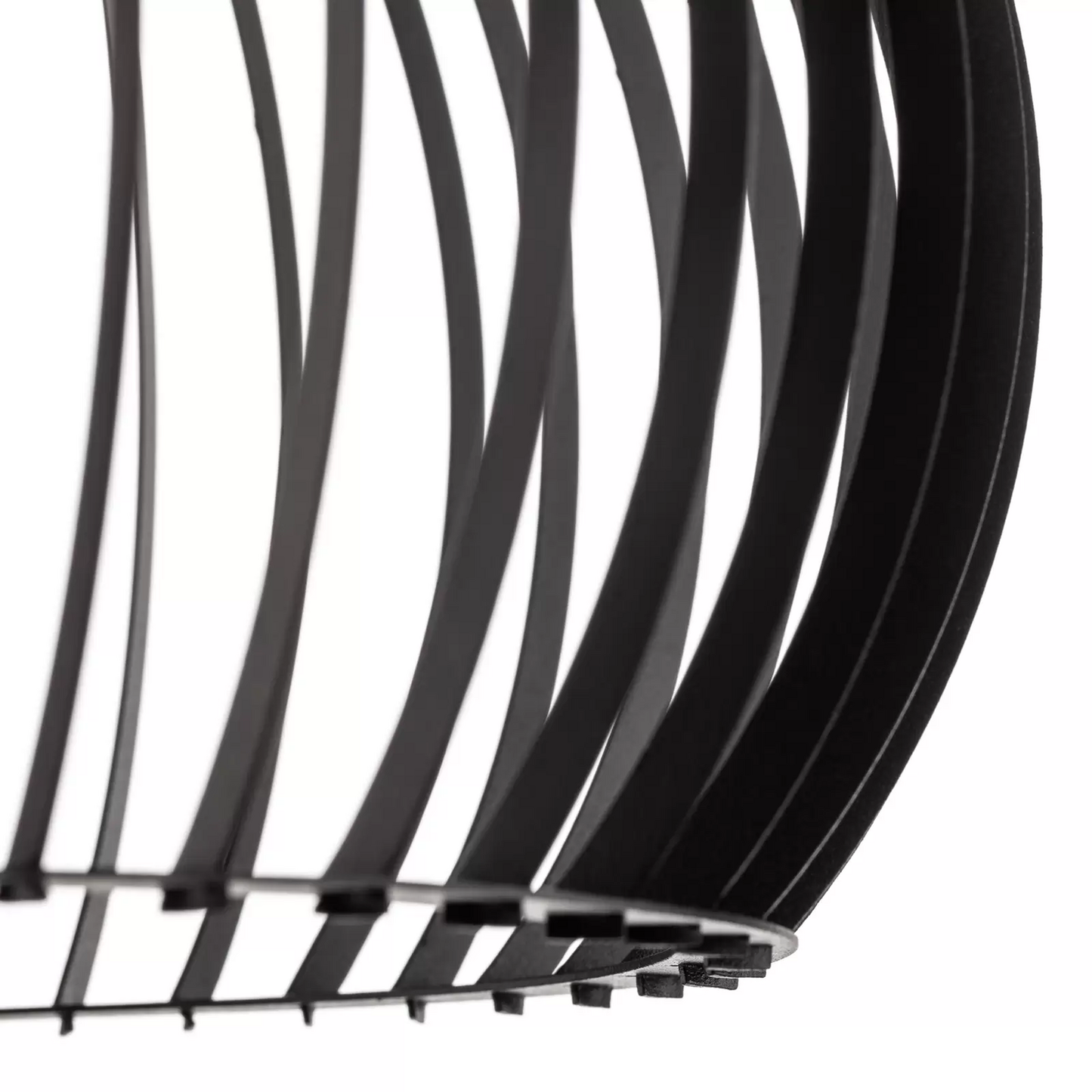 B-grade Euluna Larus pendant lamp, ceiling lamp made of black steel, single-bulb