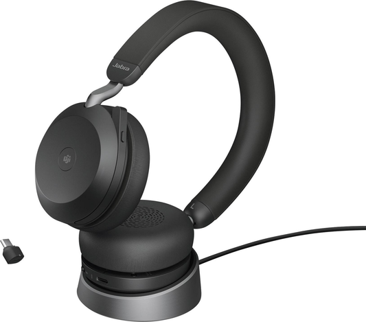Jabra Evolve2 75 símaheyrnartól með snúru og heyrnartólum, á lager