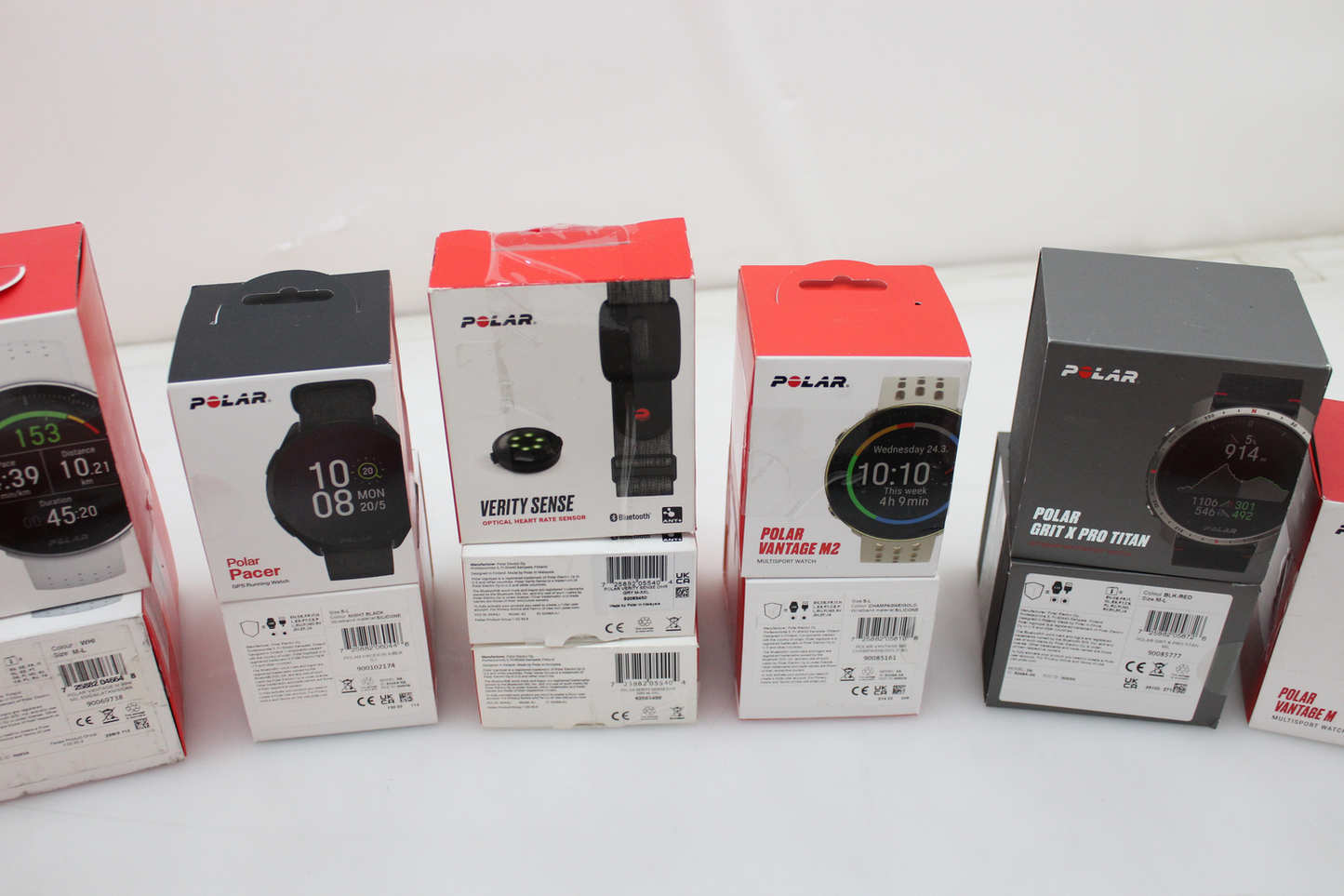 B-Ware 39x Beschädigte Polar Uhren Sportuhr Smartwatch Fitnessuhr Defekt Unvollständig