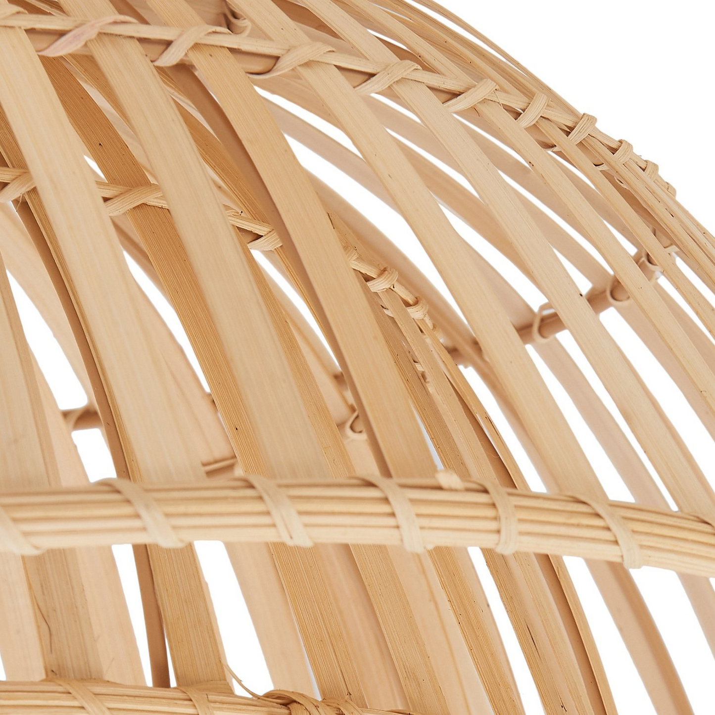 B-grade Lindby ceiling light Ilajus ø 62 cm bamboo natural ceiling lamp light S149