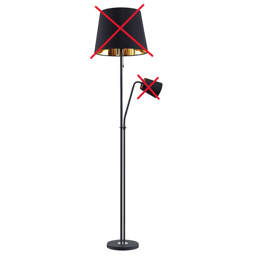 B-grade Lindby Efalia floor lamp, standing lamp, reading lamp. SEE TEXT/PHOTO