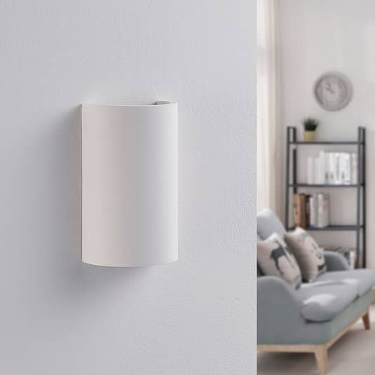 B-Ware Lindby Led Wandleuchte Lampe Leuchte Wandleuchte Jenke Licht Flurlampe Gips Weiß