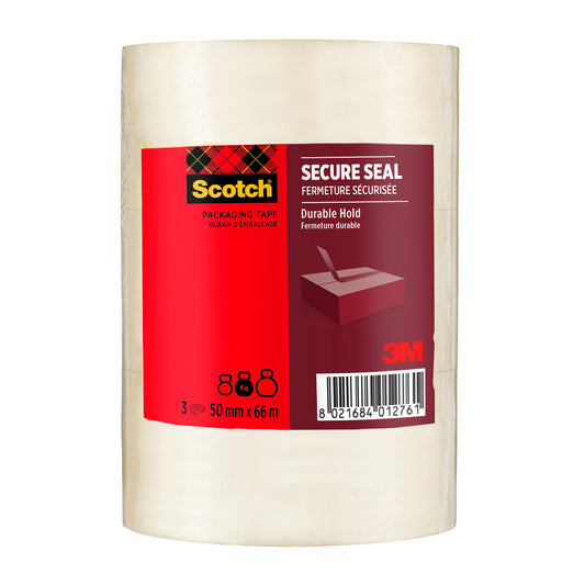 Scotch® Verpackungsklebeband für einen sicheren Verschluss, 50 mm x 66 m