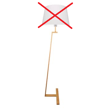 B-Ware Aluminor Stehleuchte Memphis Stehlampe Standleuchte LS weiß SIEHE TEXT/FOTO