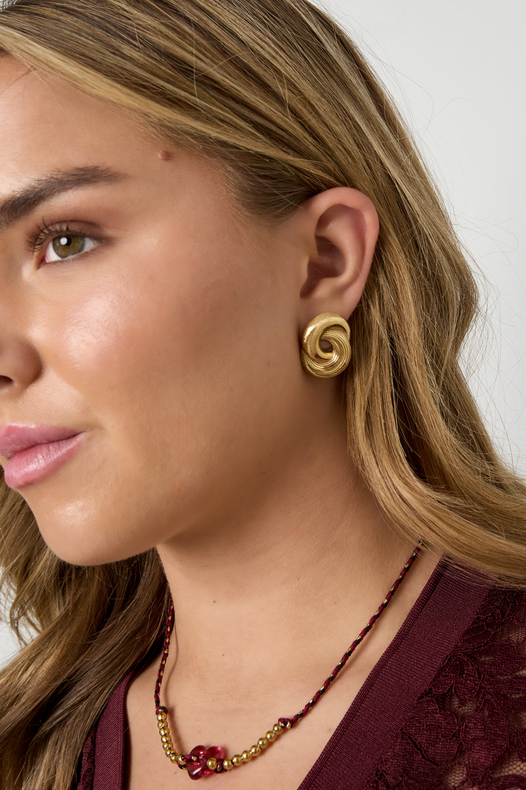 Infinity Twist Ohrringe - Goldfarben