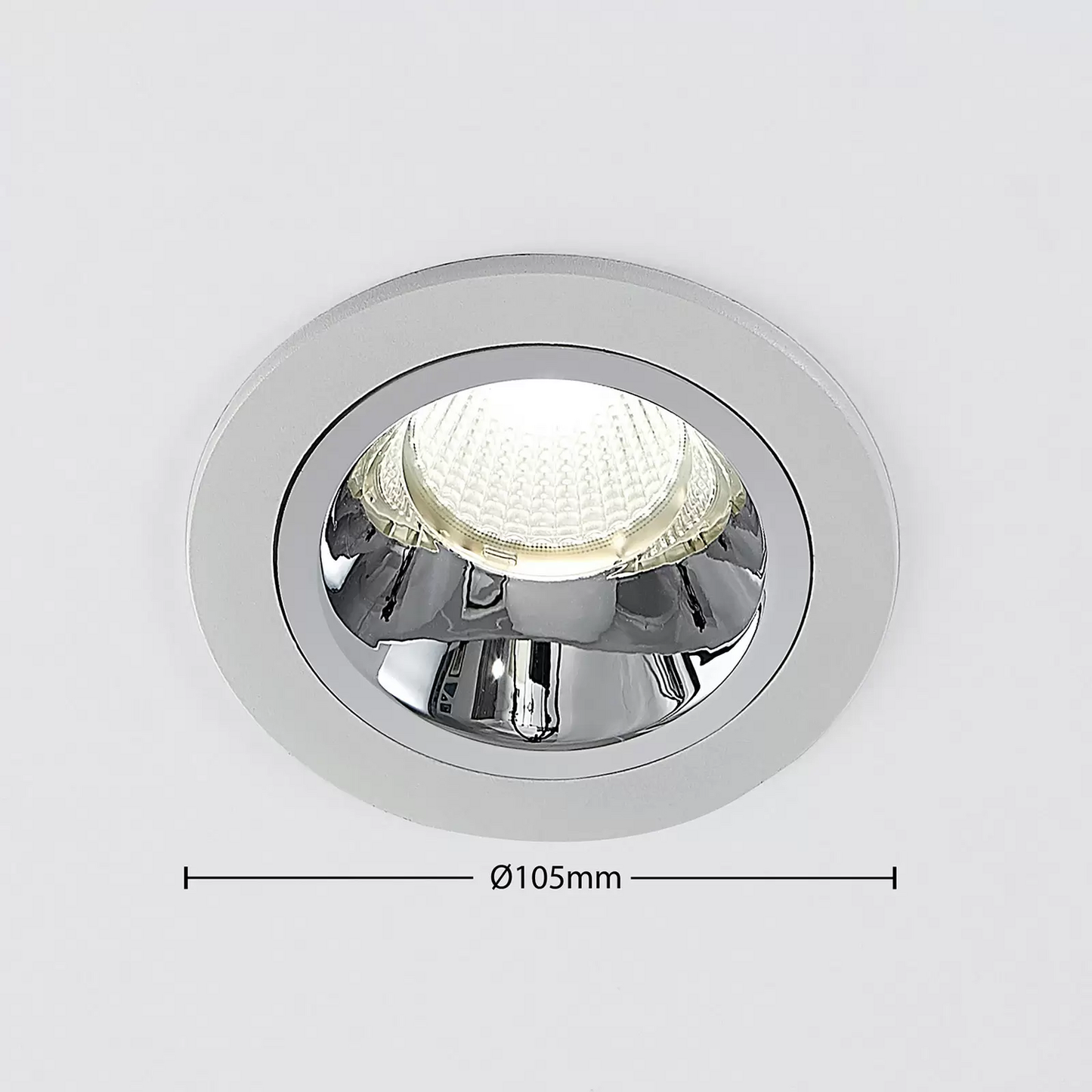 Arcchio Fedor LED innfelld ljóskastari í B-flokki, innfelld lampi, loftlampi, vegglampi, 40°, 4000 K, 18 W