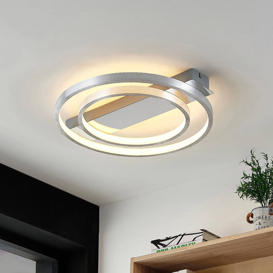 B-grade Lindby Eymen LED ceiling lamp, living room light, ceiling light 