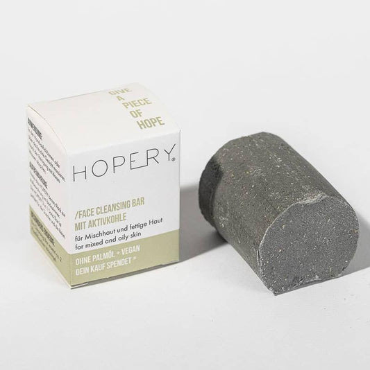 Hopery - Face Cleansing Bar with activated charcoal