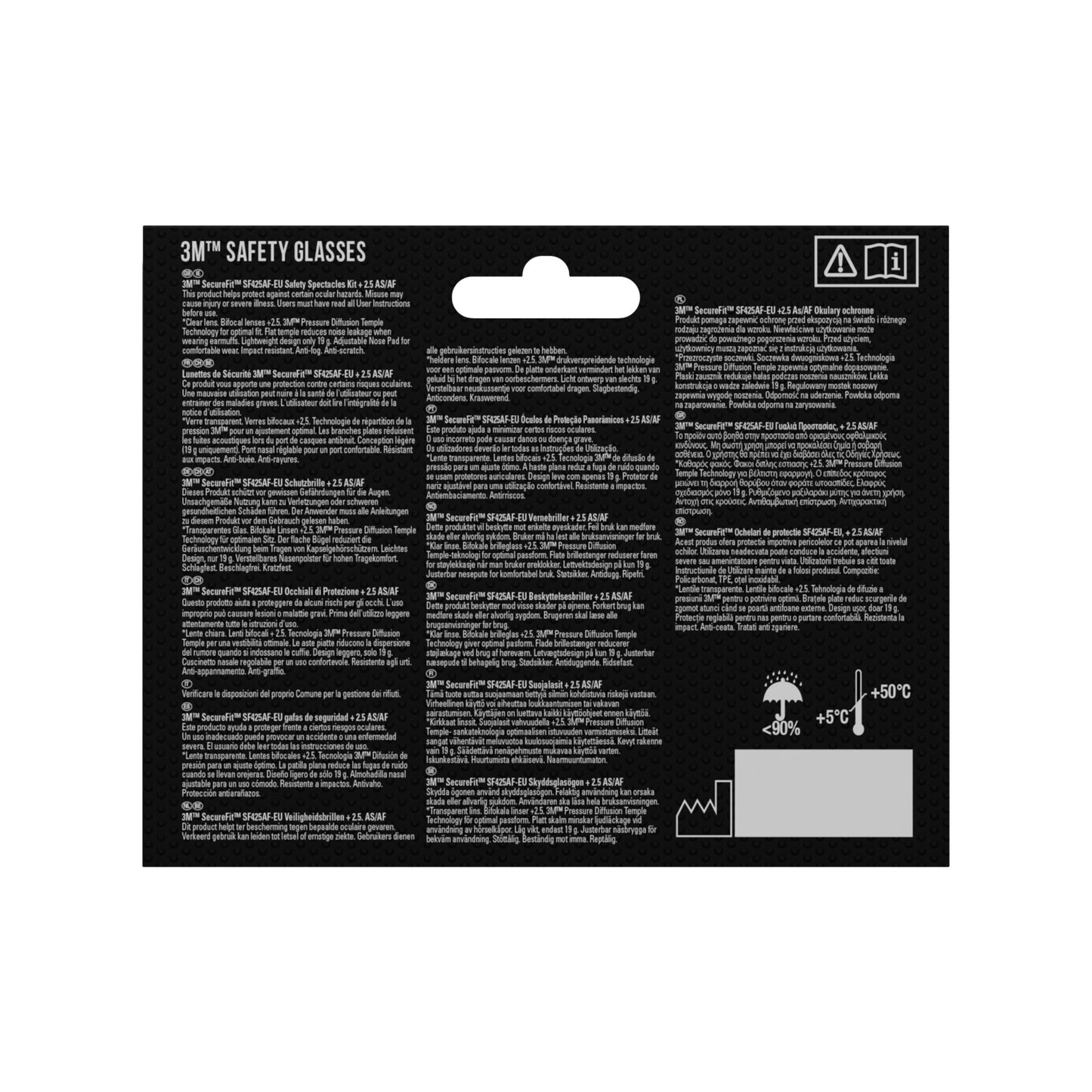 3M™ SecureFit™ Lese-Schutzbrille