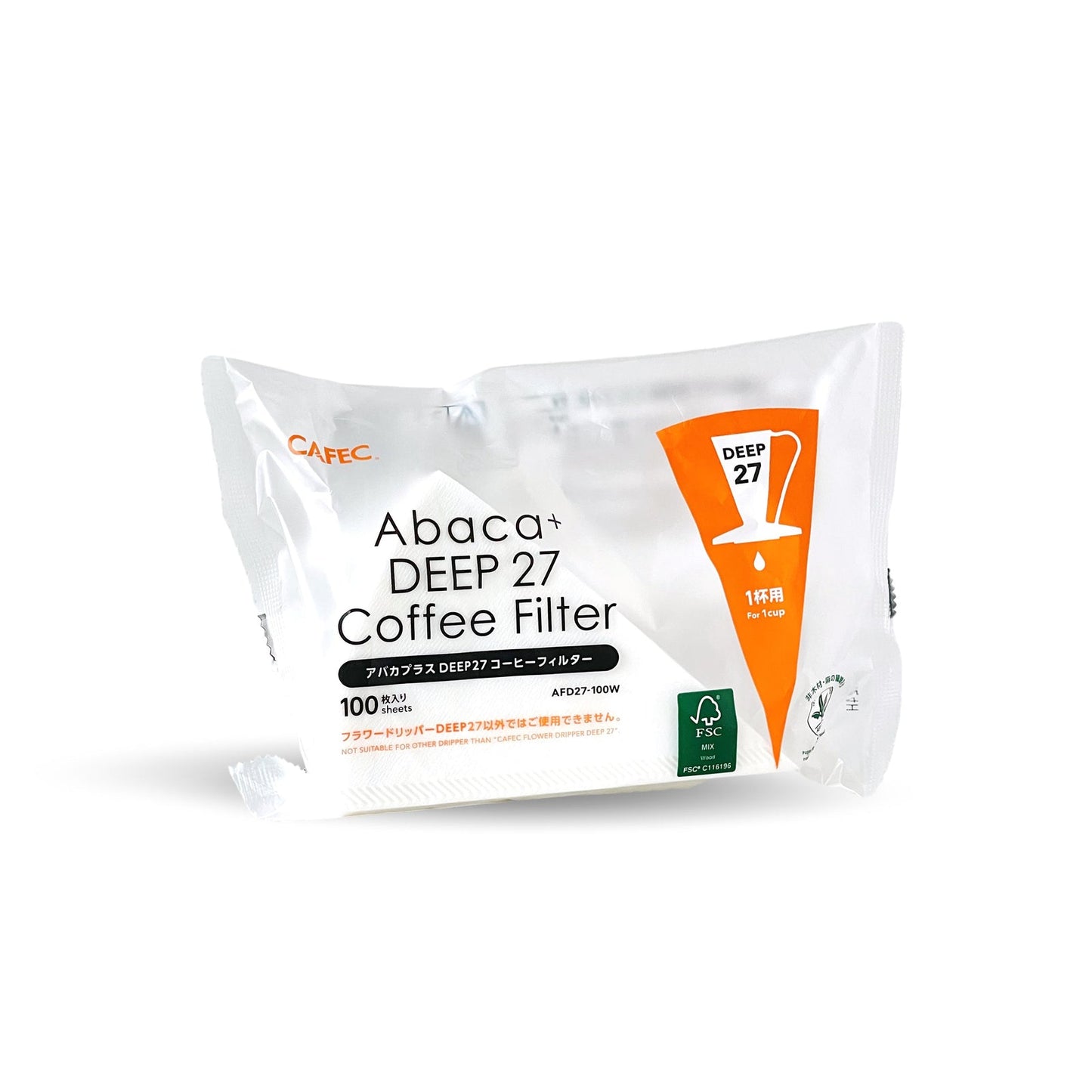 CAFEC Abaca+ Deep 27 pappírssía