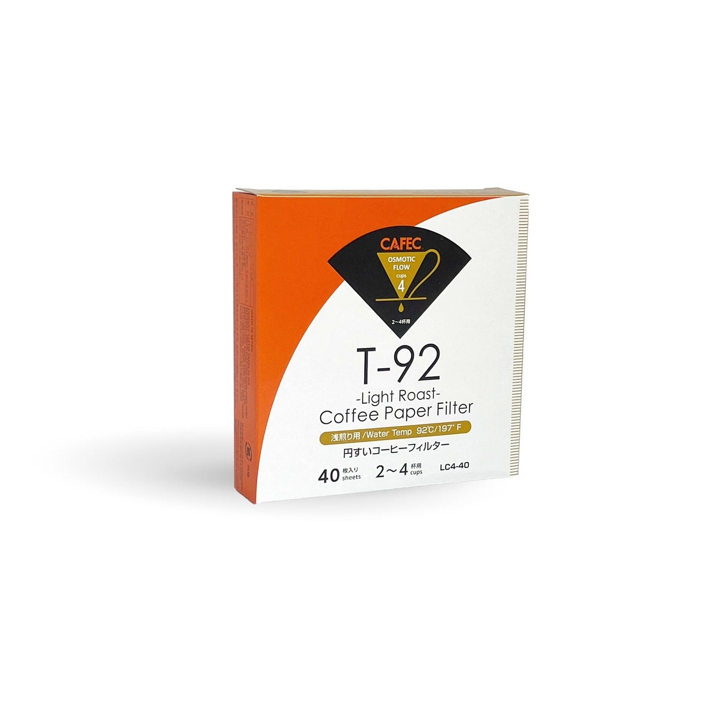 CAFEC Light Roast Paper Filter (TH-1/T-92)