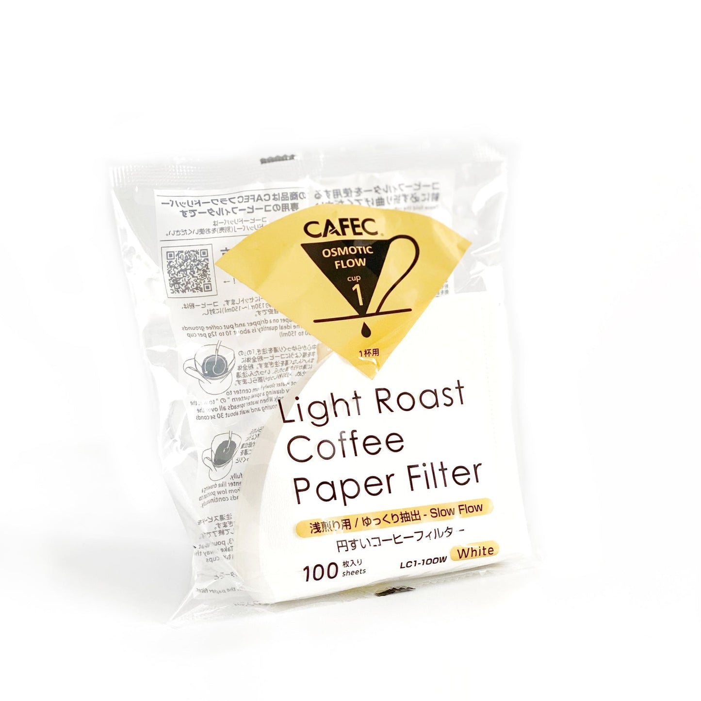 CAFEC Light Roast Paper Filter (TH-1/T-92)