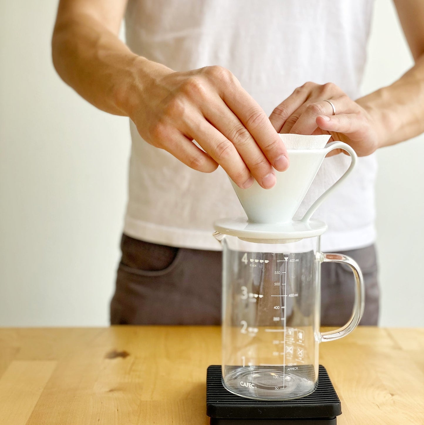 CAFEC Light Roast Paper Filter (TH-1/T-92)