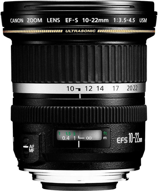 Canon EF-S10 22mm F/3.5/4.5 USM Ultra Wide Angle linsa á lager. 10mm 22mm F/3.5/4.5