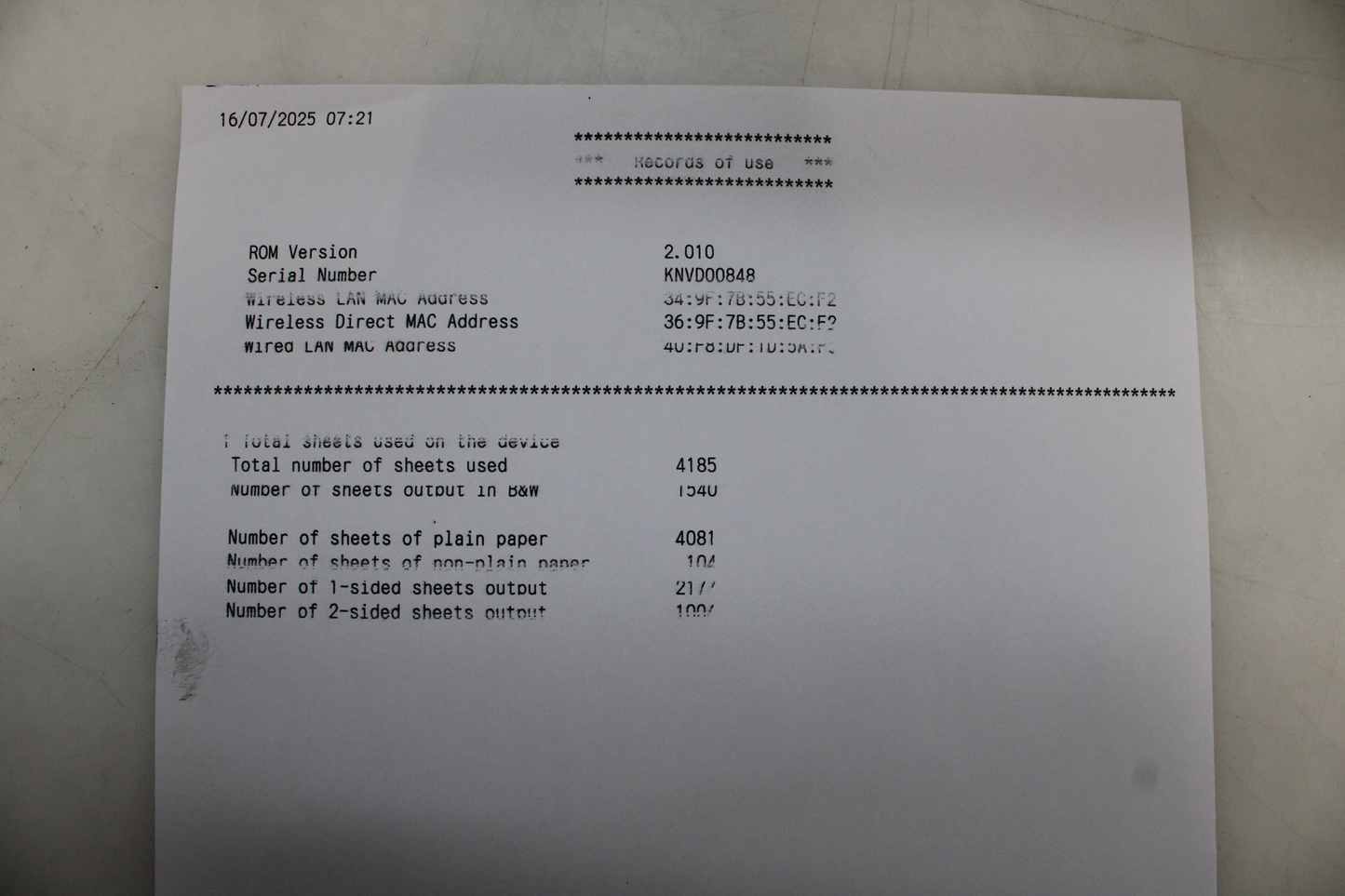 B-lager Canon Maxify Gx5050 bleksprautuprentari, A4 prentari, blektankur, tvíhliða. Sjá texta.