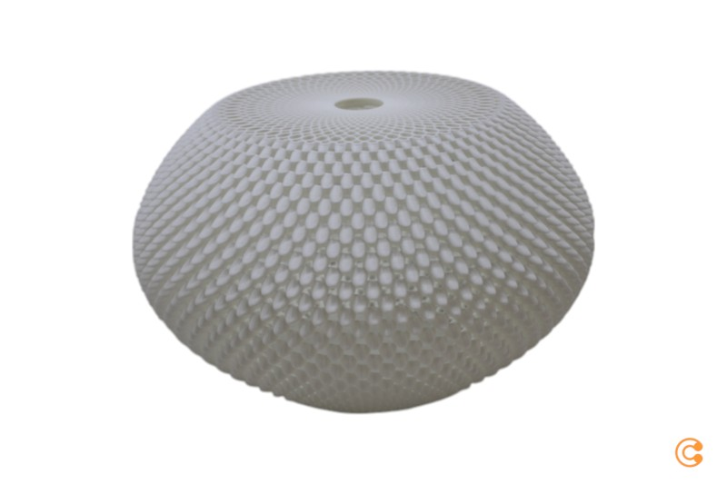 Loftljós frá Casablanca Atamo í B-flokki, lokað að neðan. Sjá texta/mynd.