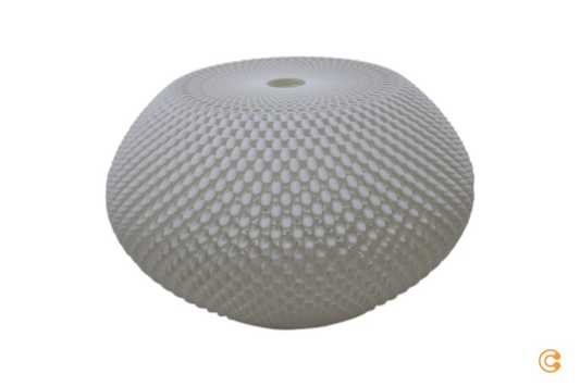 Loftljós frá Casablanca Atamo í B-flokki, lokað að neðan. Sjá texta/mynd.