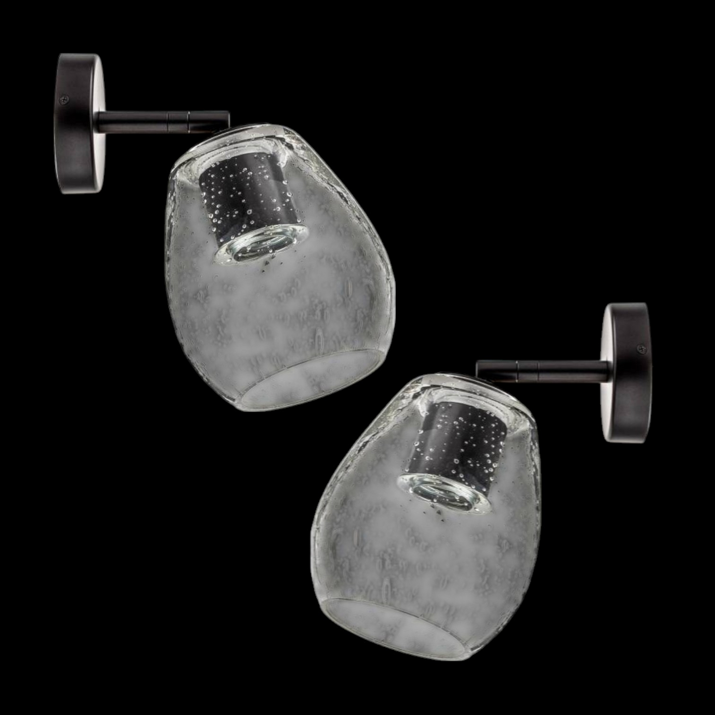 B-flokks Casablanca Bagan veggljós, vegglampi, ljósastæði, veggljós, 2 stykki