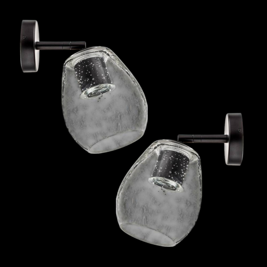 B-flokks Casablanca Bagan veggljós, vegglampi, ljósastæði, veggljós, 2 stykki